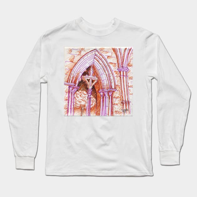 Évora Cathedral I Long Sleeve T-Shirt by terezadelpilar